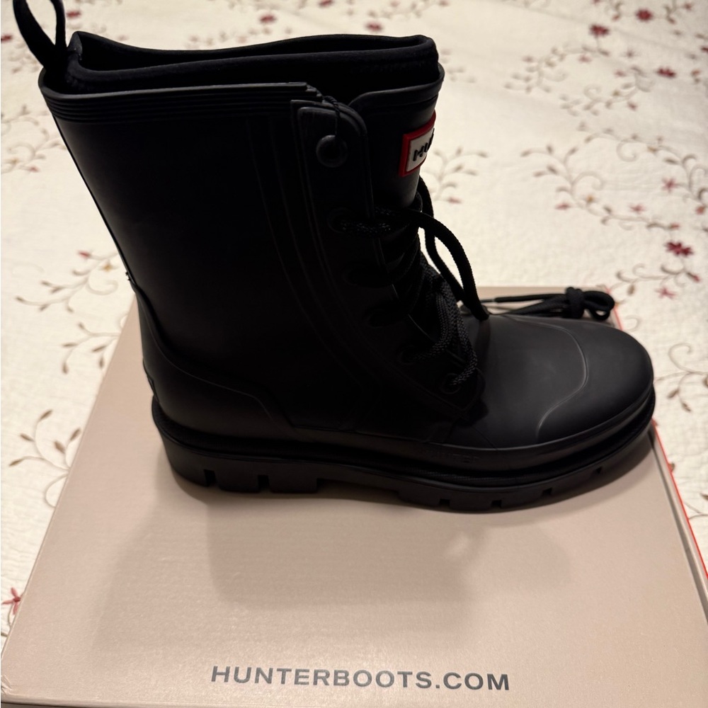 Hunter Black Waterproof Boots - Picture 2 of 12